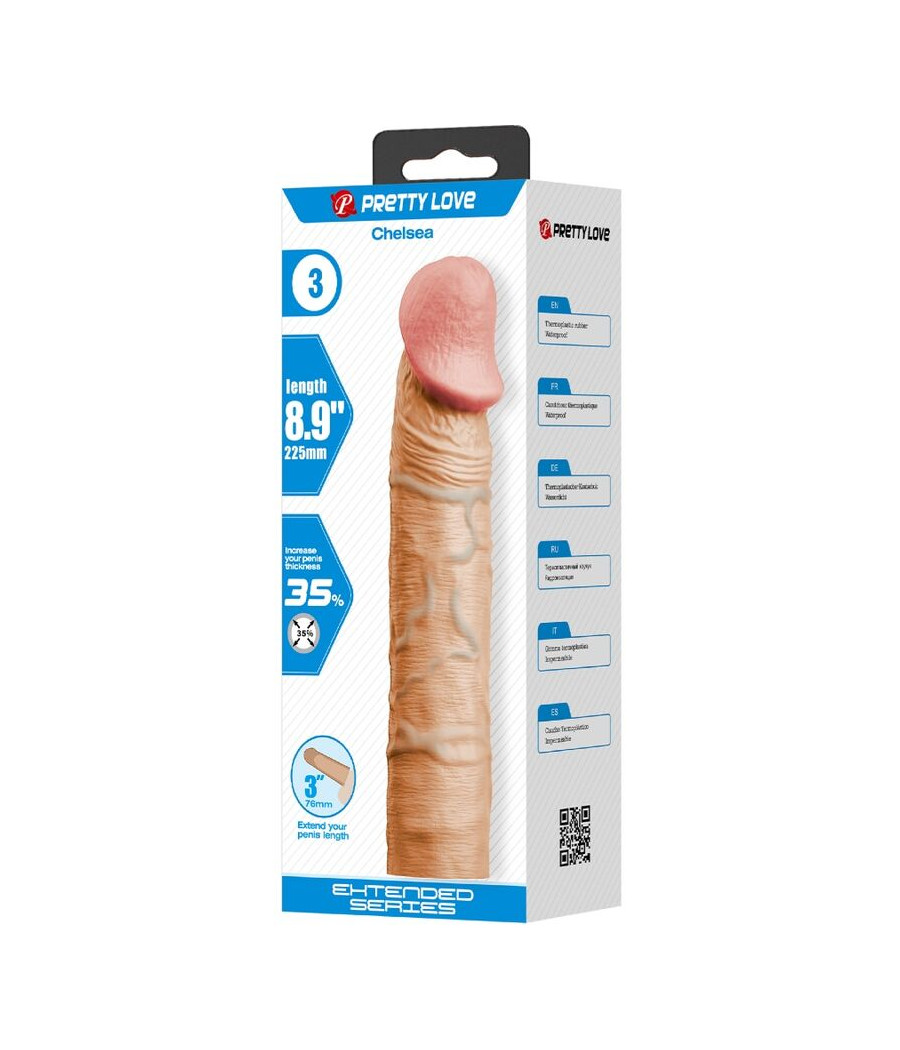PRETTY LOVE - CHELSEA FUNDA PENE CON EXTENSIÓN DE 7.6 CM NATURAL