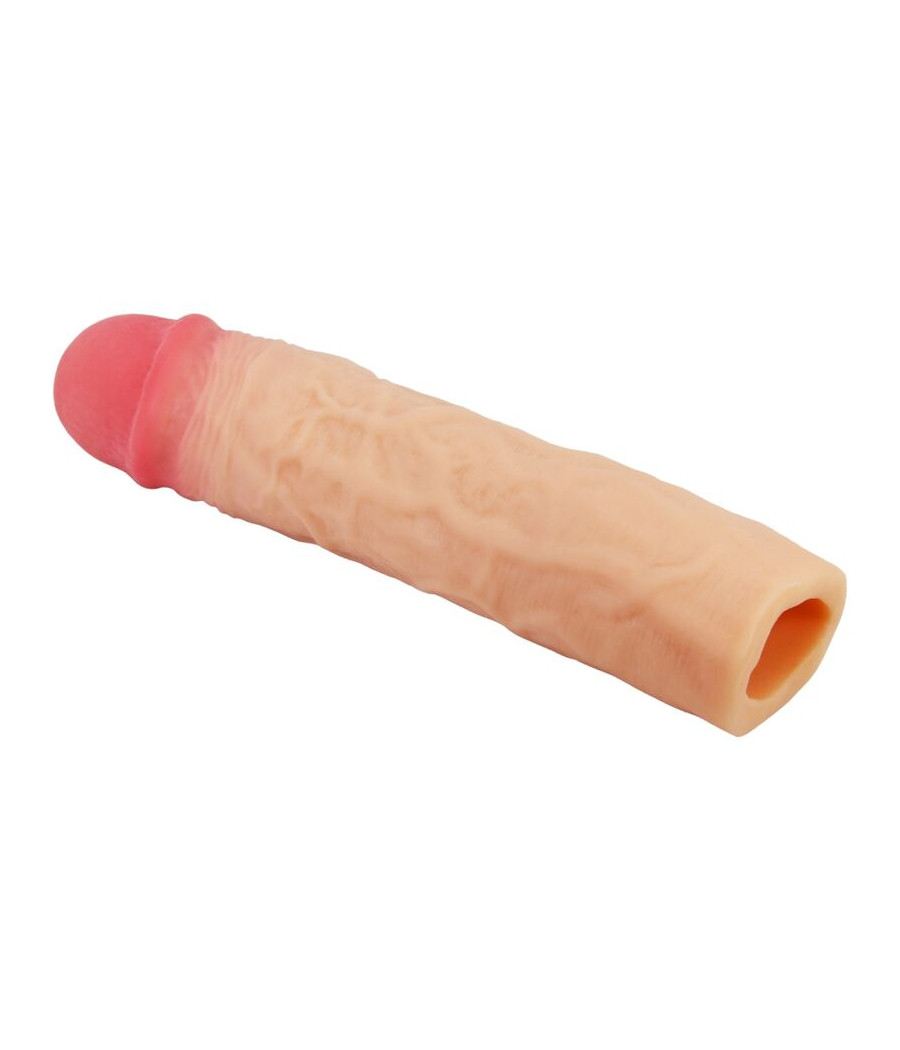 PRETTY LOVE - DEREK FUNDA PENE CON EXTENSIÓN DE 7.6 CM NATURAL