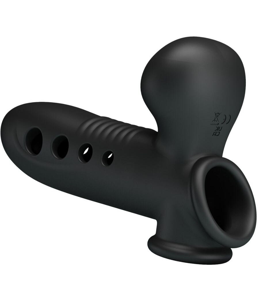 PRETTY LOVE - MANCHON PÉNIS CRANE AVEC AIRBAG NOIR