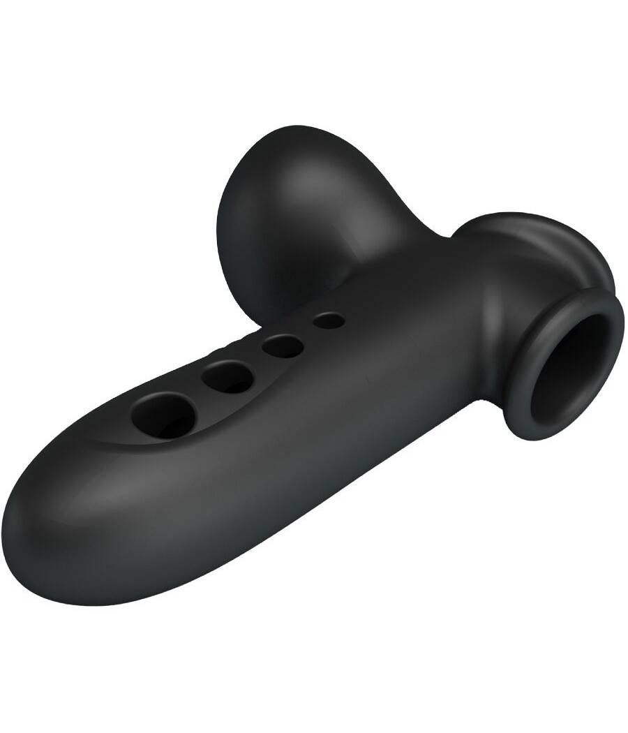 PRETTY LOVE - MANCHON PÉNIS CRANE AVEC AIRBAG NOIR