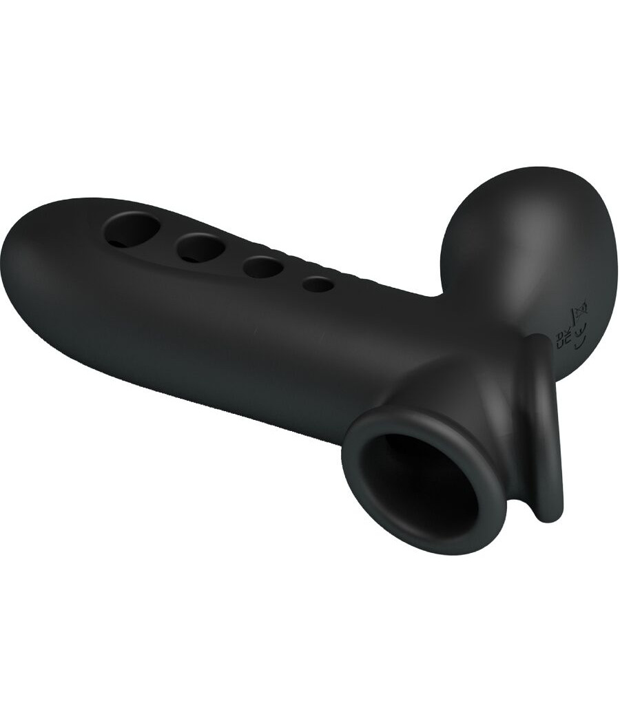 PRETTY LOVE - MANCHON PÉNIS CRANE AVEC AIRBAG NOIR