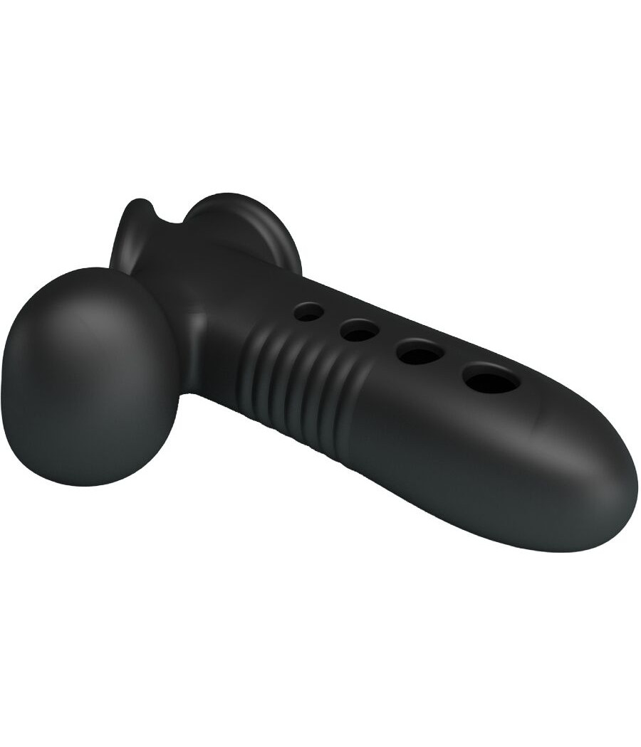 PRETTY LOVE - MANCHON PÉNIS CRANE AVEC AIRBAG NOIR