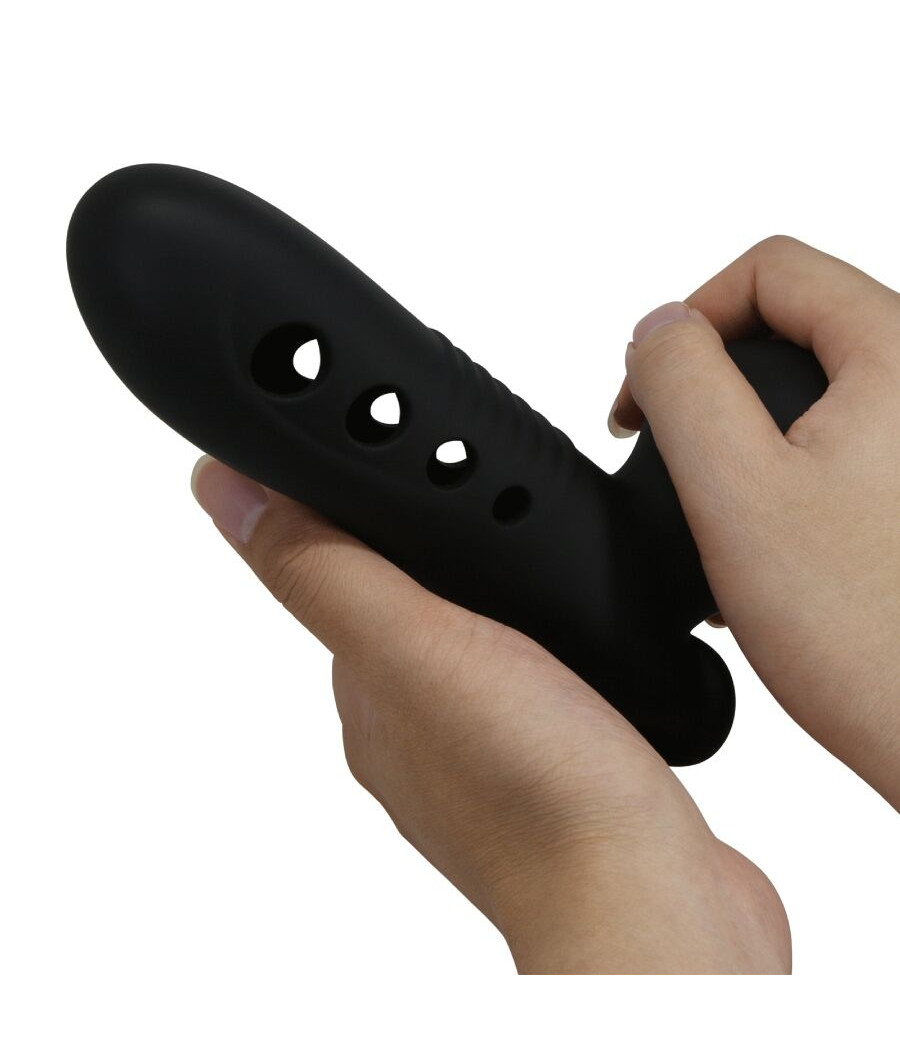 PRETTY LOVE - MANCHON PÉNIS CRANE AVEC AIRBAG NOIR