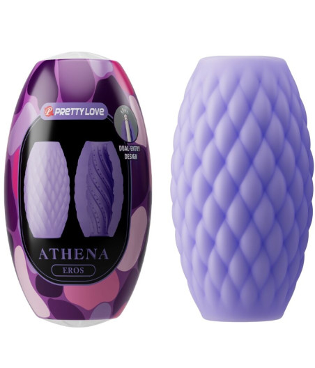 PRETTY LOVE - ATHENA EROS MASTURBADOR MASCULINO SILICONA MORADO