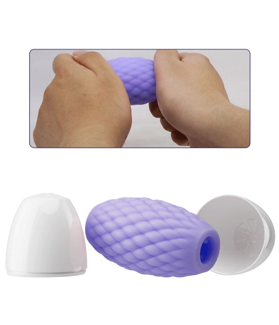 PRETTY LOVE - ATHENA EROS SILICONE MASTURBATORE MASCHILE VIOLA