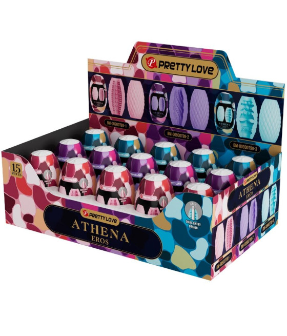 PRETTY LOVE - ATHENA EROS PACK 15 MASTURBATEURS MASCULINS DIVERS