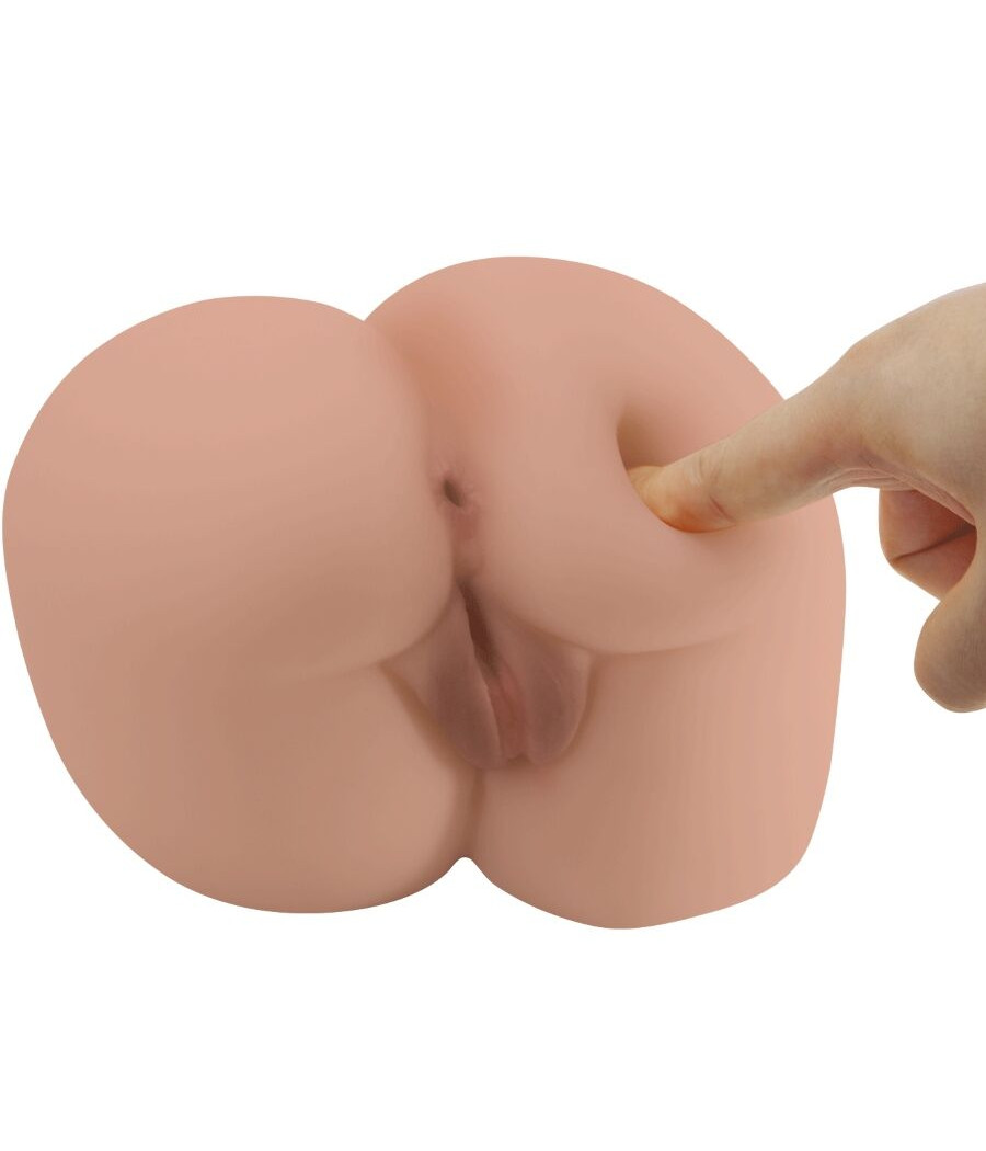 CRAZY BULL - BERNACE ASS VIBRATOR WITH REALISTIC VAGINA AND ANUS FLESH REMOTE CONTROL