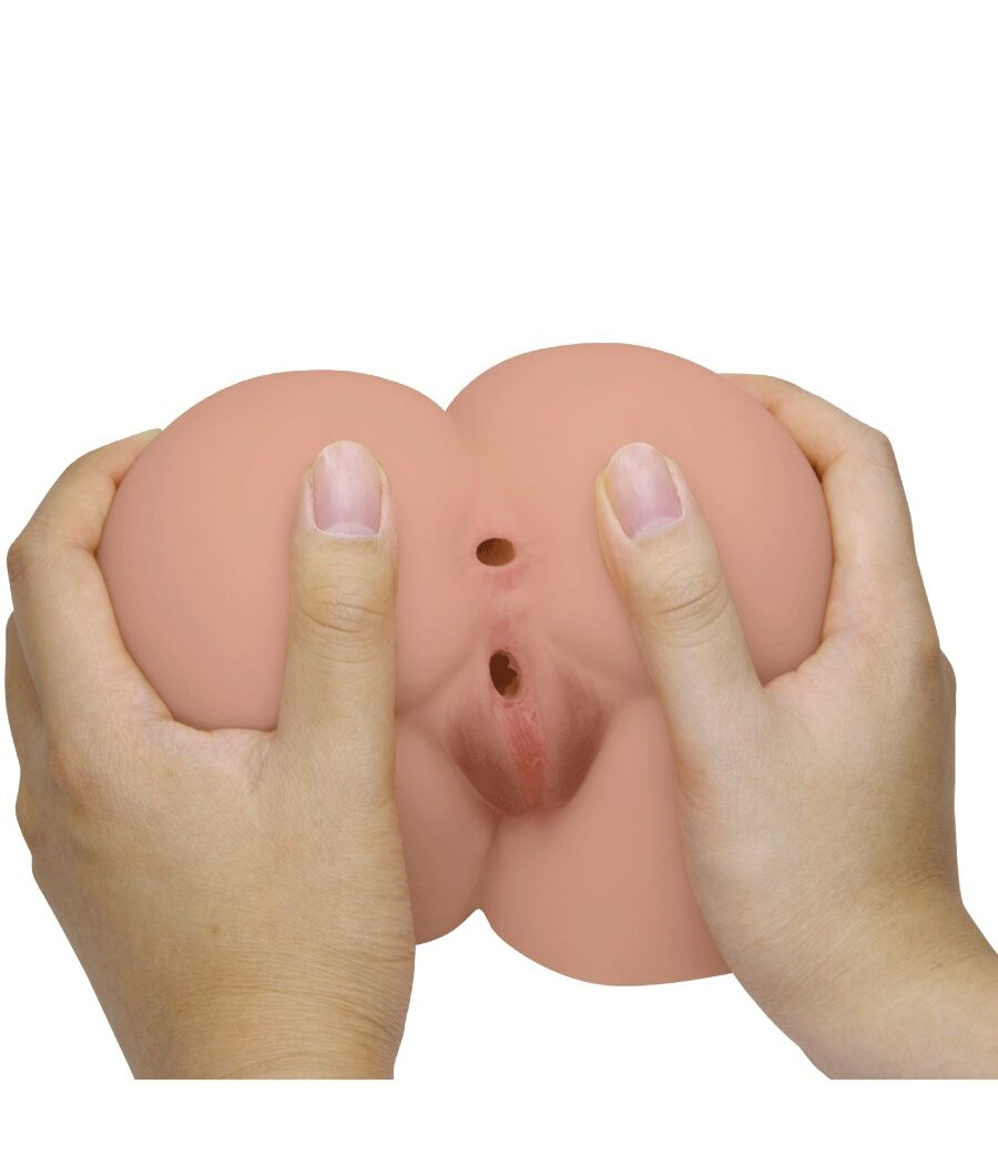 CRAZY BULL - BERNACE ASS VIBRATOR MIT REALISTISCHER VAGINA UND ANUS FLESH FERNBEDIENUNG