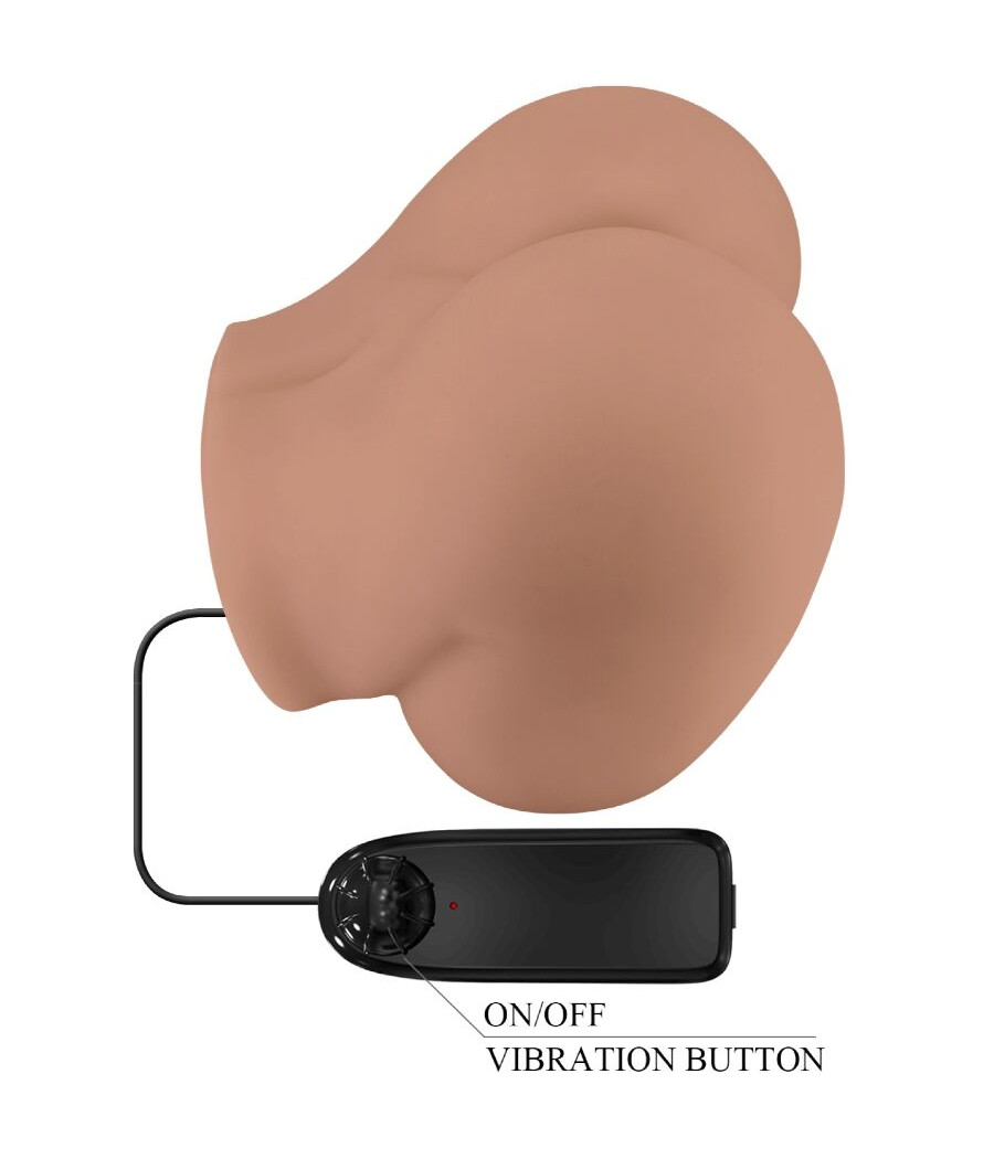 CRAZY BULL - BERNACE ASS VIBRATOR WITH REALISTIC VAGINA AND ANUS FLESH REMOTE CONTROL