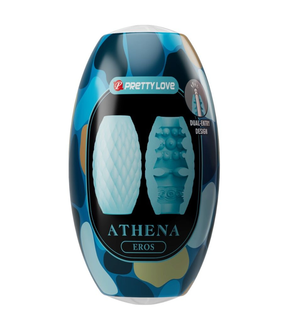 PRETTY LOVE - ATHENA EROS SILICONE MALE MASTURBATOR SKY BLUE