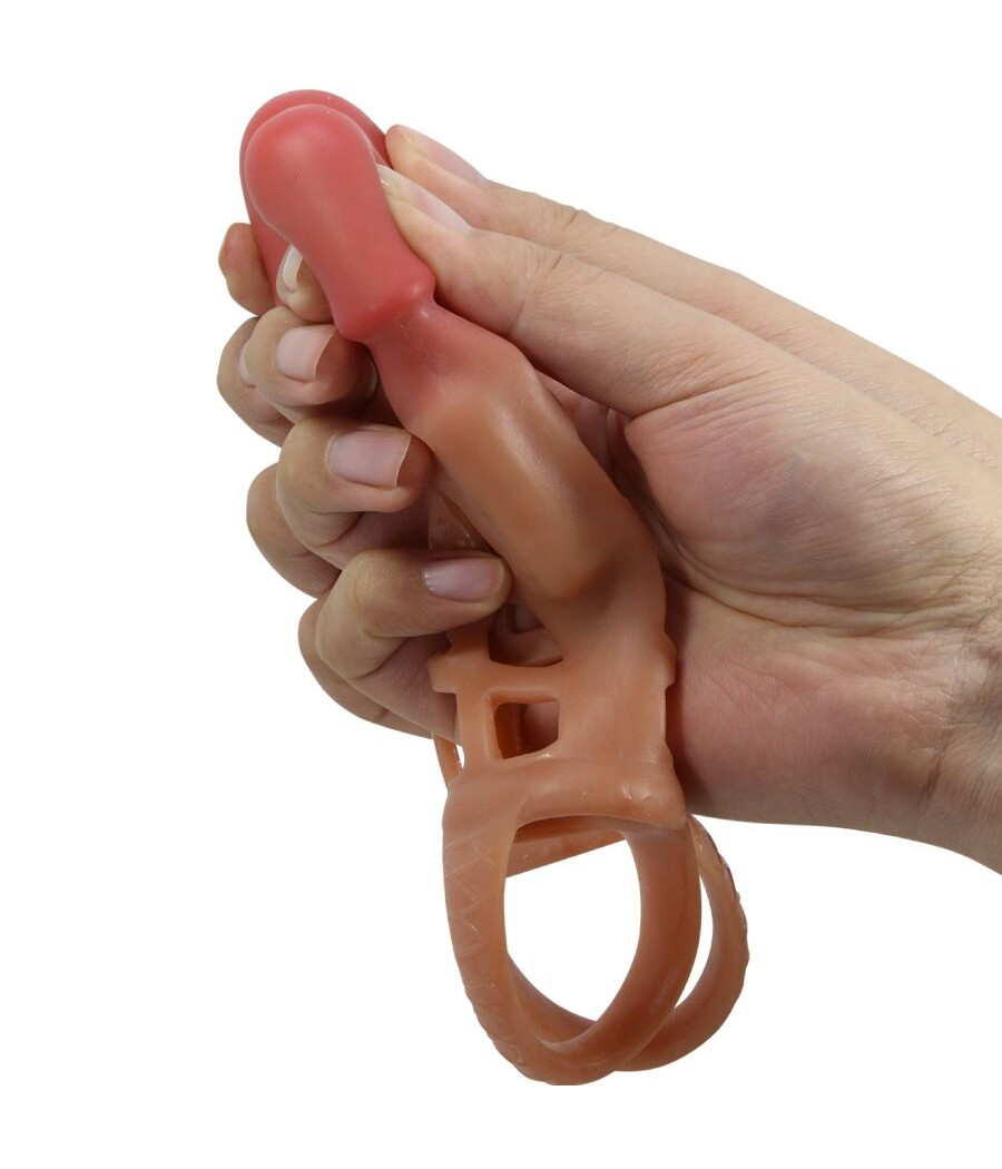 PRETTY LOVE - PRESTON VIBRIERENDE PENISHÜLLE 18 CM