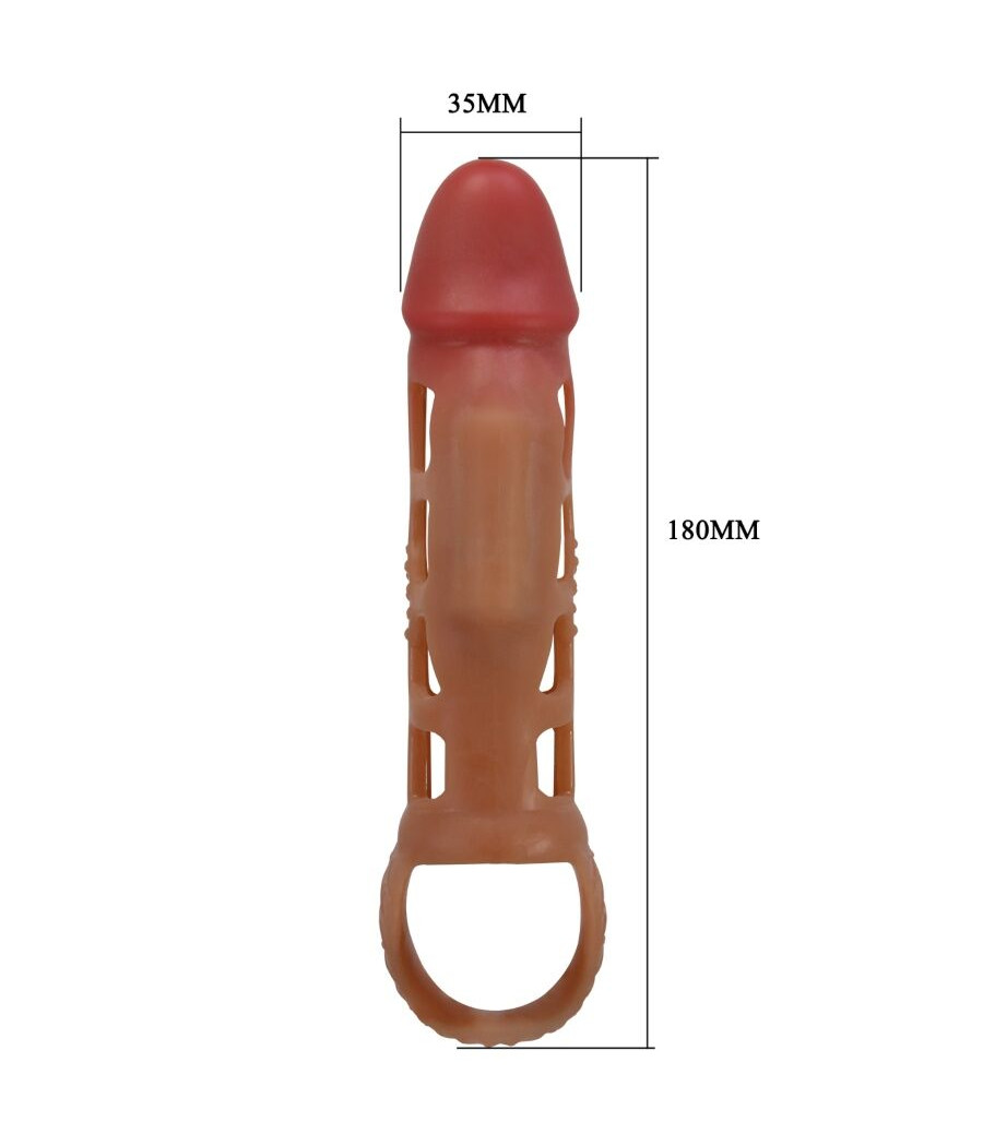 PRETTY LOVE - MANGA VIBRATÓRIA PARA PÊNIS PRESTON 18 CM