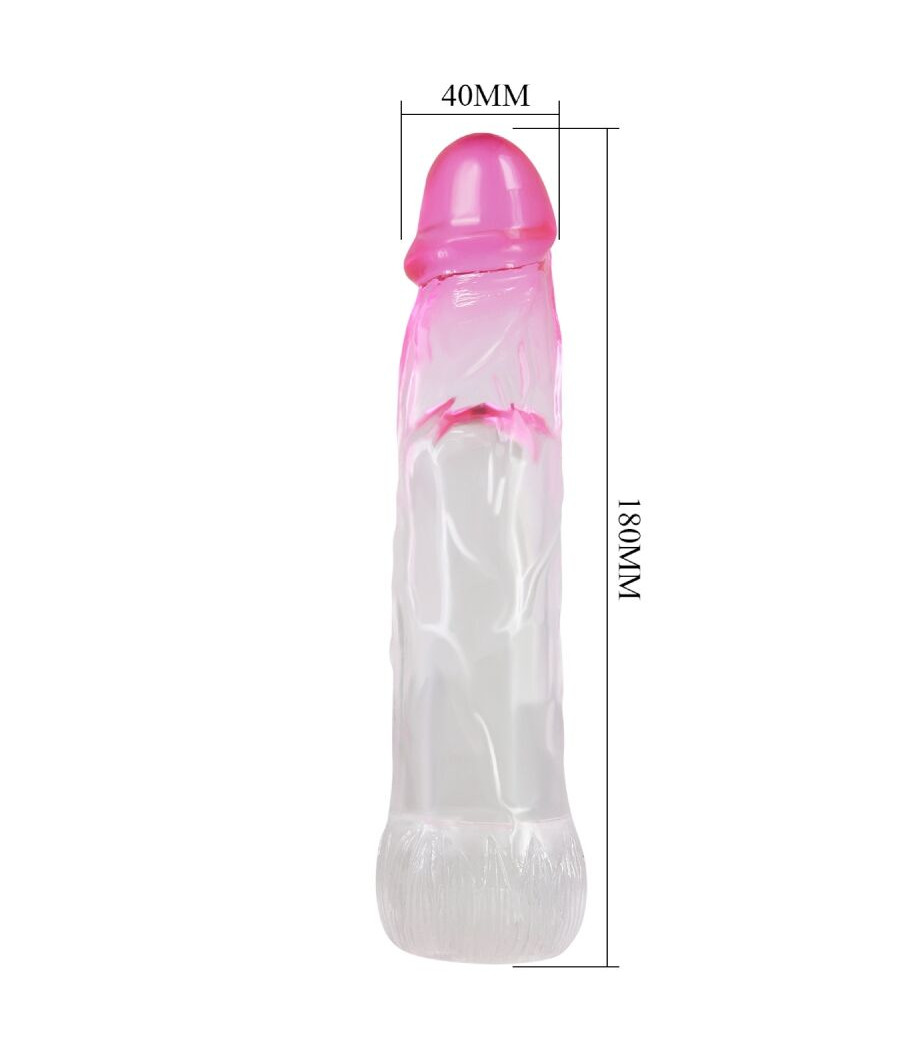 PRETTY LOVE - NERON REALISTIC 6 CM ENLARGEMENT SHEATH FOR  PENIS PINK