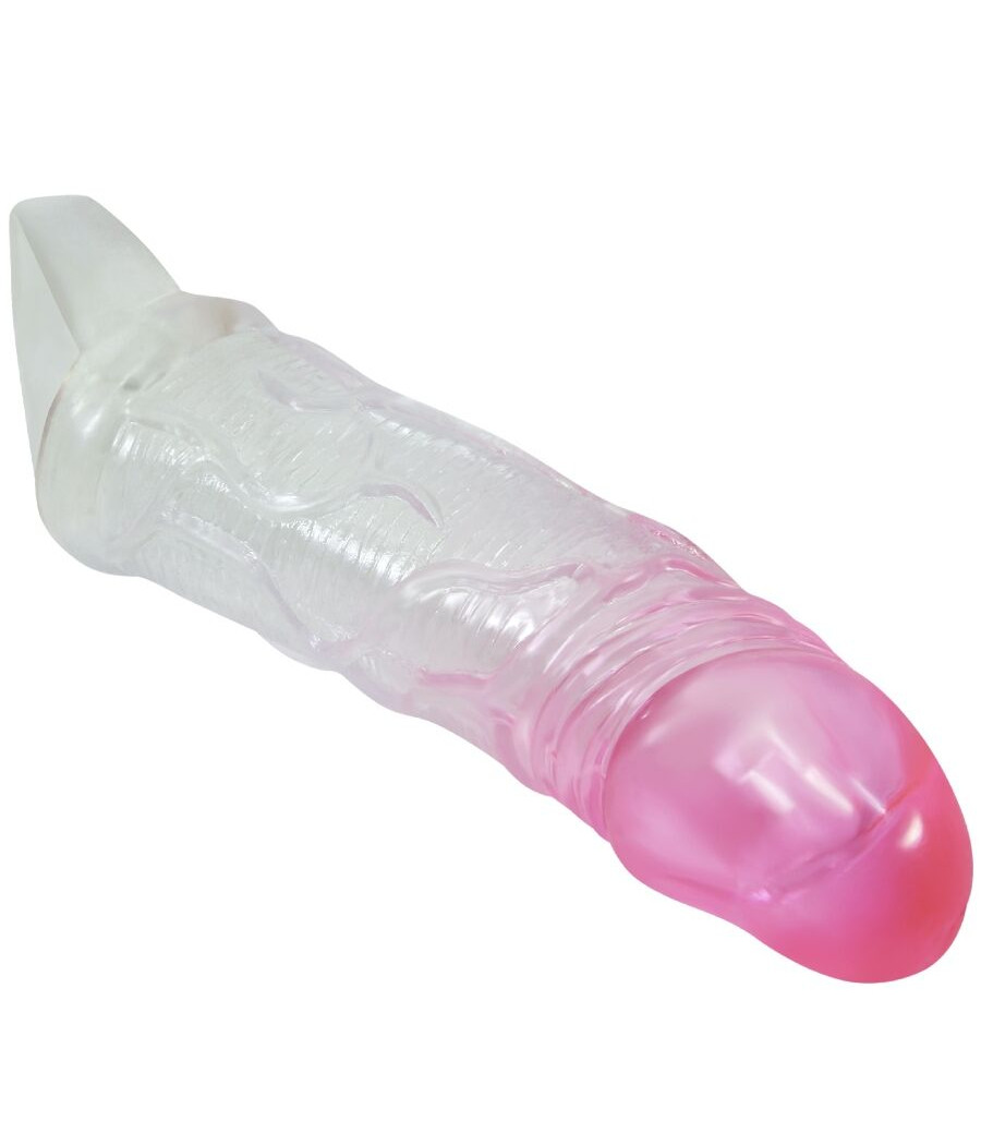 PRETTY LOVE - ODES FUNDA REALÍSTICA ALARGADORA DE 2 CM PARA PENE ROSA