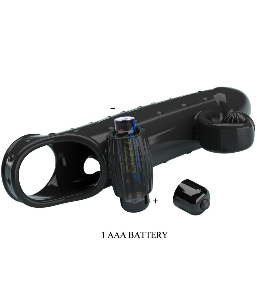ROMANCE - VIBRATING PENIS SLEEVE BLACK