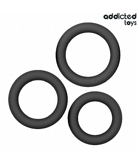 ADDICTED TOYS - SET DI ANELLI IN SILICONE MODELLO 1