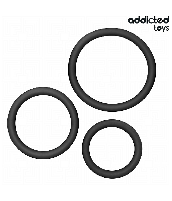 ADDICTED TOYS - SET DI ANELLI IN SILICONE MODELLO 2
