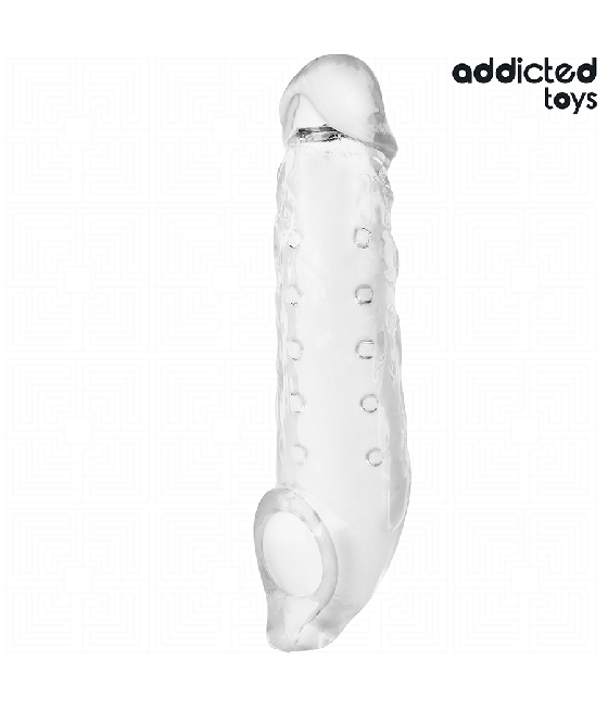 ADDICTED TOYS - EXTENSION DE PÉNIS TRANSPARENTE TAILLE S 23 CM