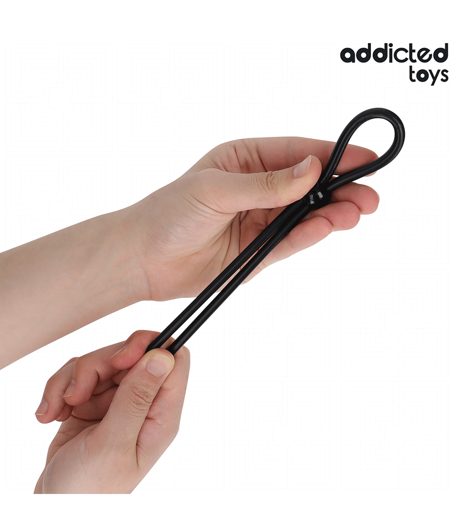ADDICTED TOYS - CORDE EN SILICONE POUR LE PÉNIS À BOUCLE UNIQUE