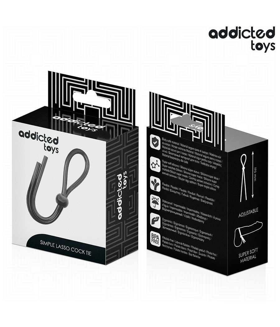 ADDICTED TOYS - CORDE EN SILICONE POUR LE PÉNIS À BOUCLE UNIQUE