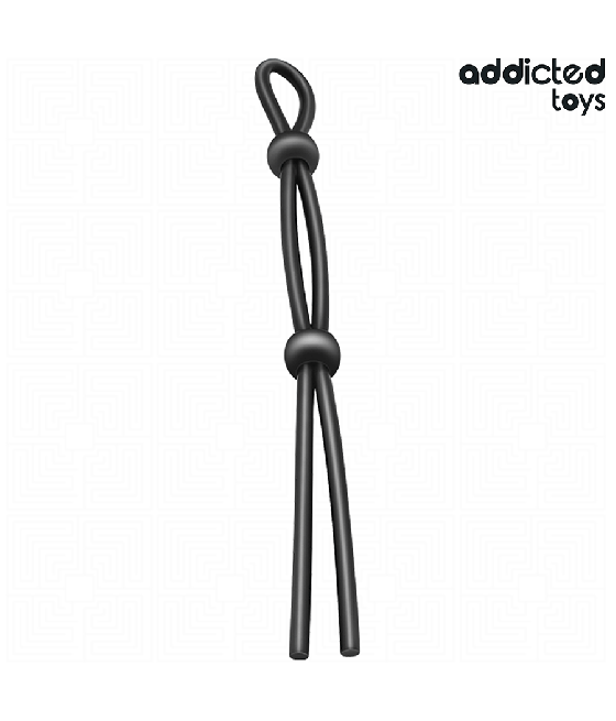 ADDICTED TOYS - CUERDA SILICONA PARA EL PENE DE LAZO DOBLE