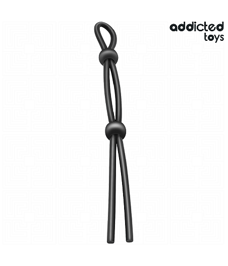 ADDICTED TOYS - CORDE EN SILICONE POUR LE PÉNIS À DOUBLE BOUCLE
