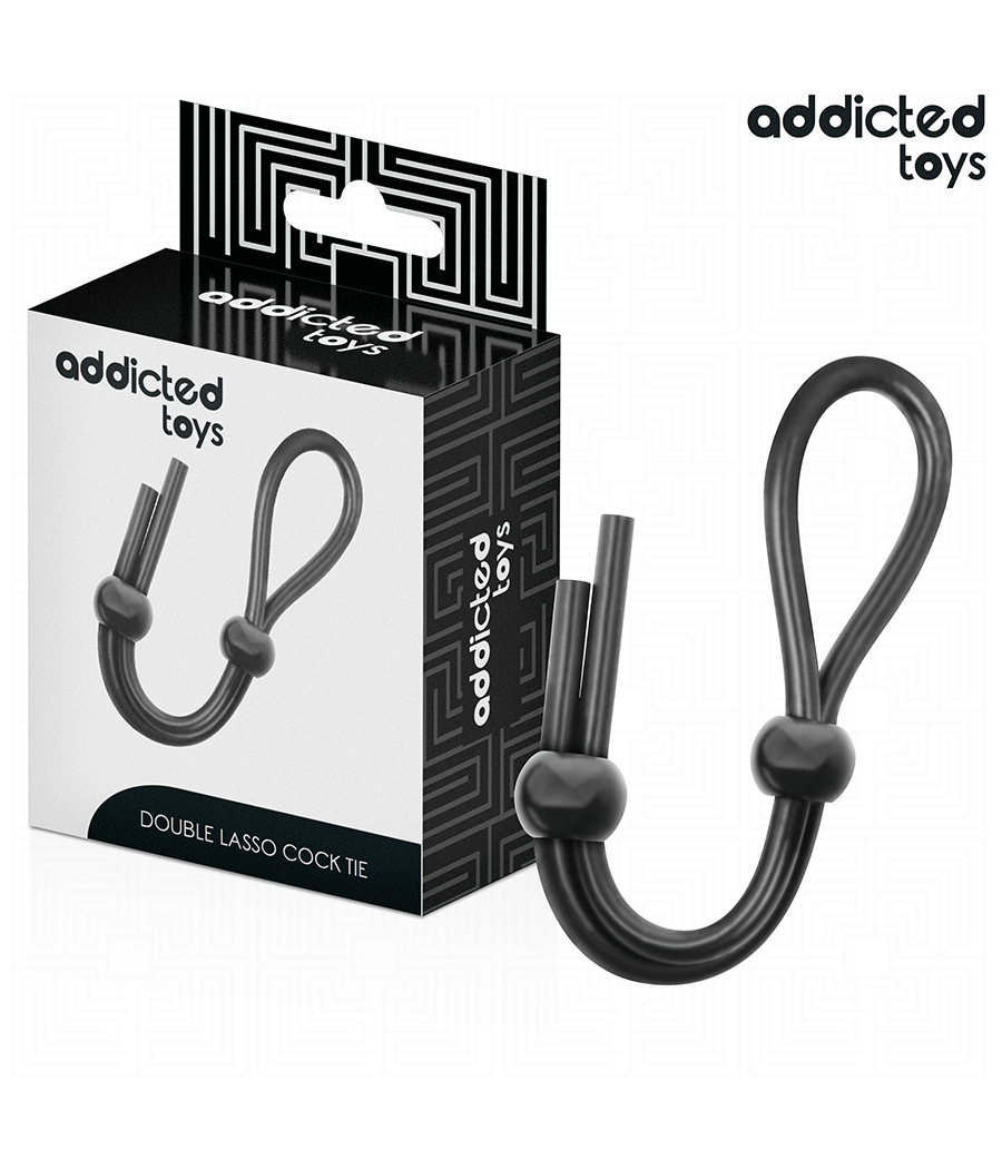 ADDICTED TOYS - CORDE EN SILICONE POUR LE PÉNIS À DOUBLE BOUCLE