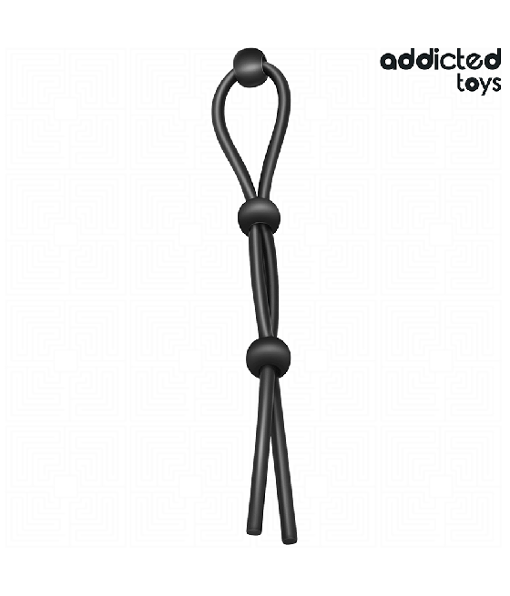 ADDICTED TOYS - CORDE EN SILICONE POUR LE PÉNIS À TRIPLE BOUCLE