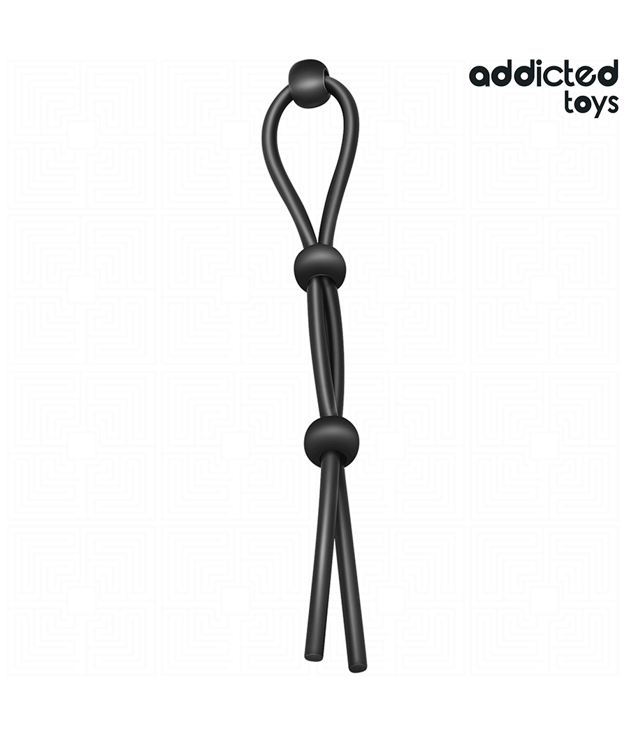 ADDICTED TOYS - CUERDA SILICONA PARA EL PENE DE LAZO TRIPLE