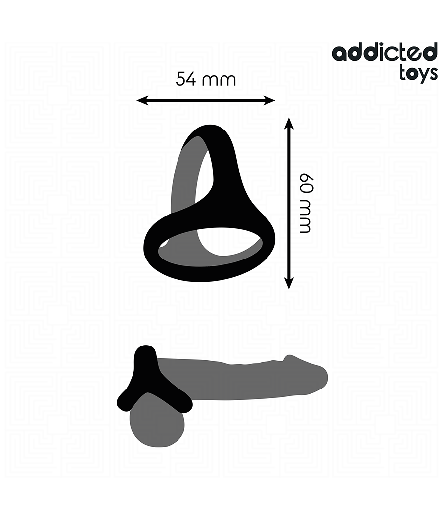 ADDICTED TOYS - ANNEAU PÉNIS TRIPLE ÉPAIS