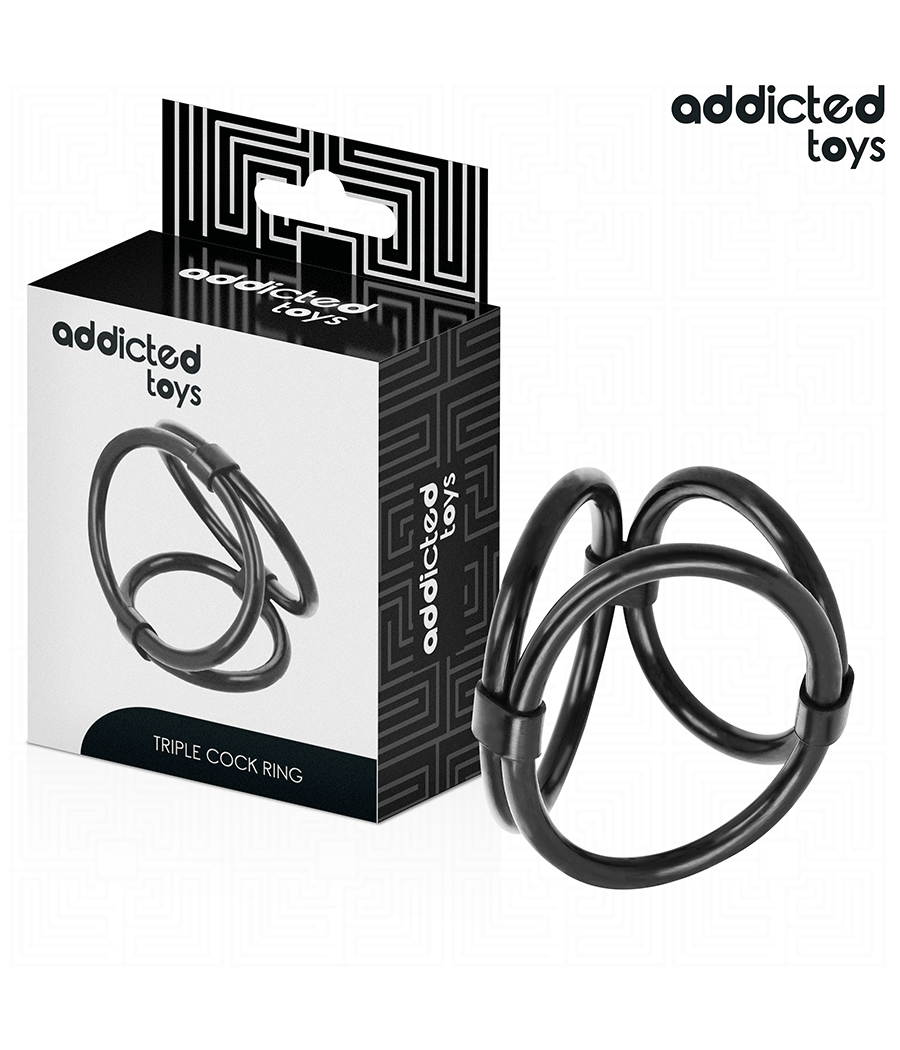 ADDICTED TOYS - ANEL TRIPLO PARA O PÊNIS