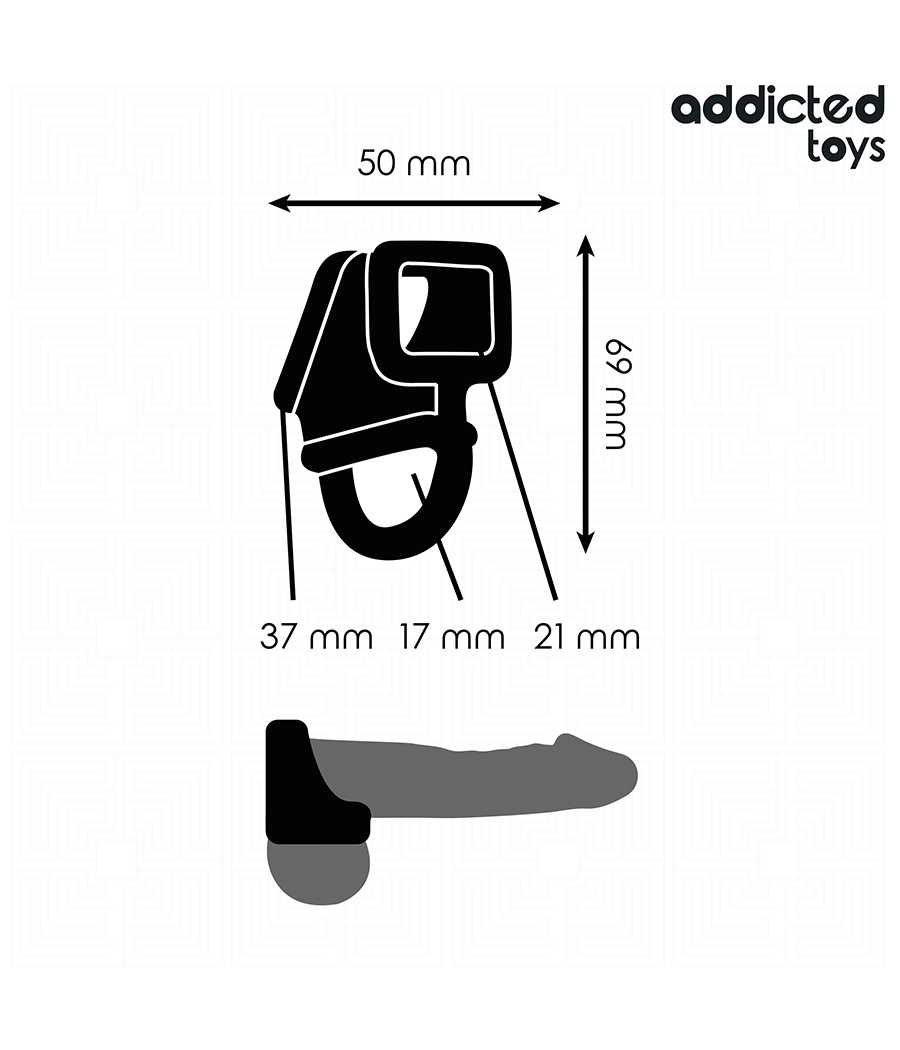 ADDICTED TOYS - PENIS CAGE RING