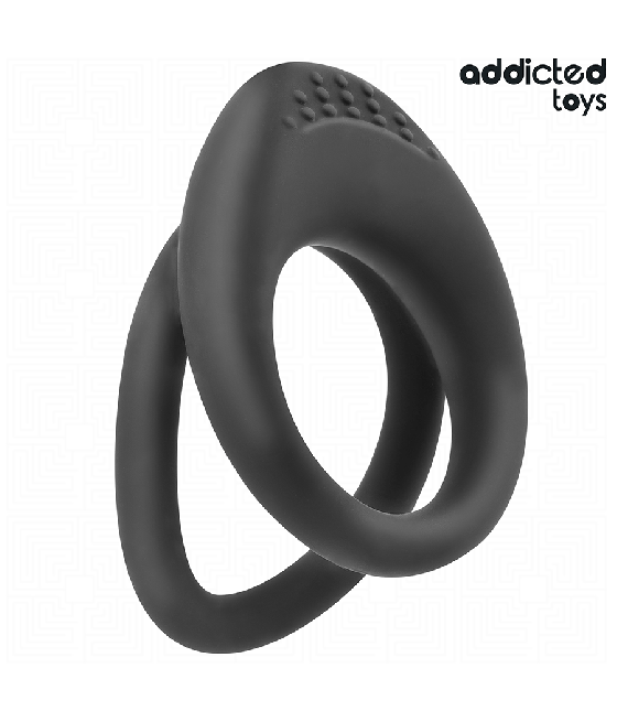 ADDICTED TOYS - ANILLO TEXTURIZADO DOBLE PARA EL PENE