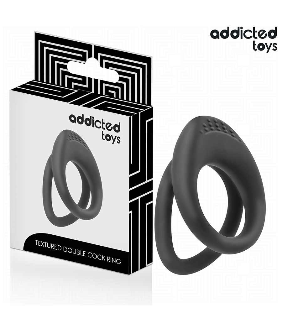 ADDICTED TOYS - DOPPELT STRUKTURIERTER PENISRING