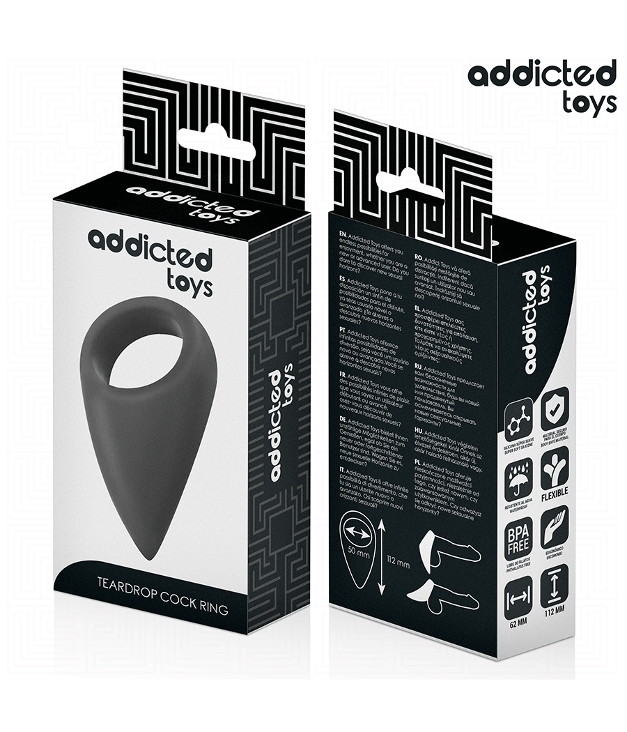 ADDICTED TOYS - TRÄNENFÖRMIGER PENISRING