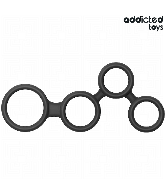 ADDICTED TOYS - ANEL PARA PÊNIS COM DIVISORES PARA TESTÍCULOS