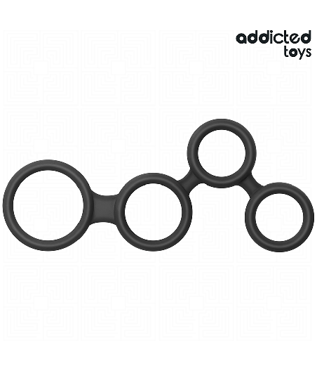 ADDICTED TOYS - ANEL PARA PÊNIS COM DIVISORES PARA TESTÍCULOS
