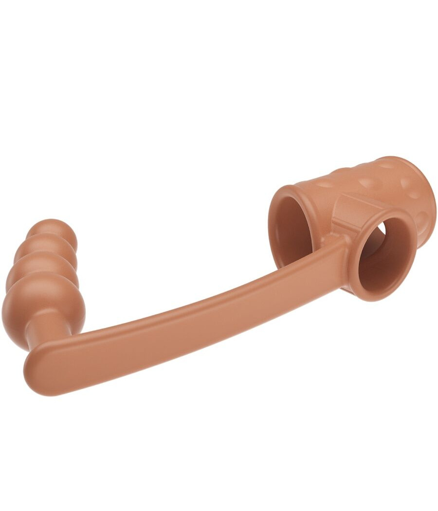 PRETTY LOVE - MANCHON PÉNIS AVEC PLUG ANAL NATUREL