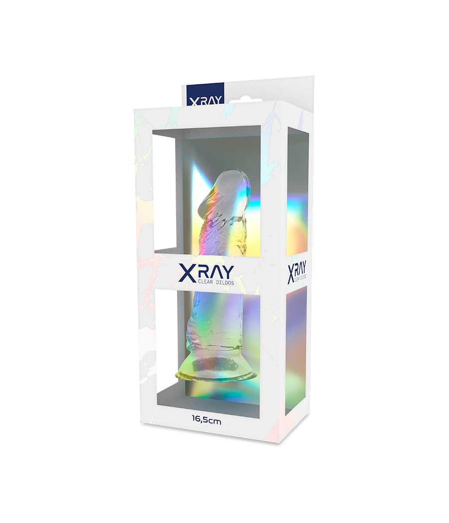XRAY CLEAR DILDO TRANSPARENTE 16.5CM X 4CM