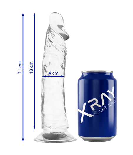 X RAY - CAZZO TRASPARENTE 21 CM -O- 4 CM