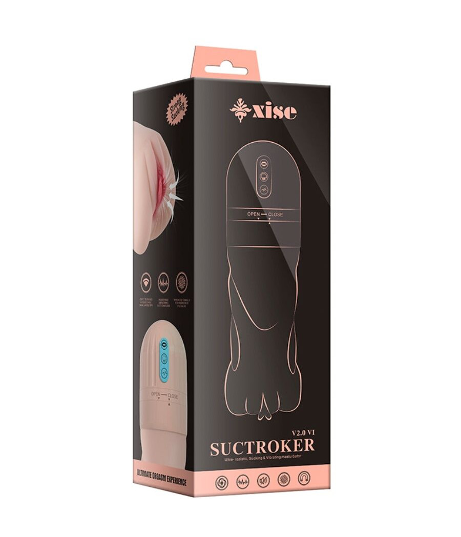 XISE - SUCTROKER V2.0 VI MASTURBADOR VAGINAL COM VIBRAÇÃO