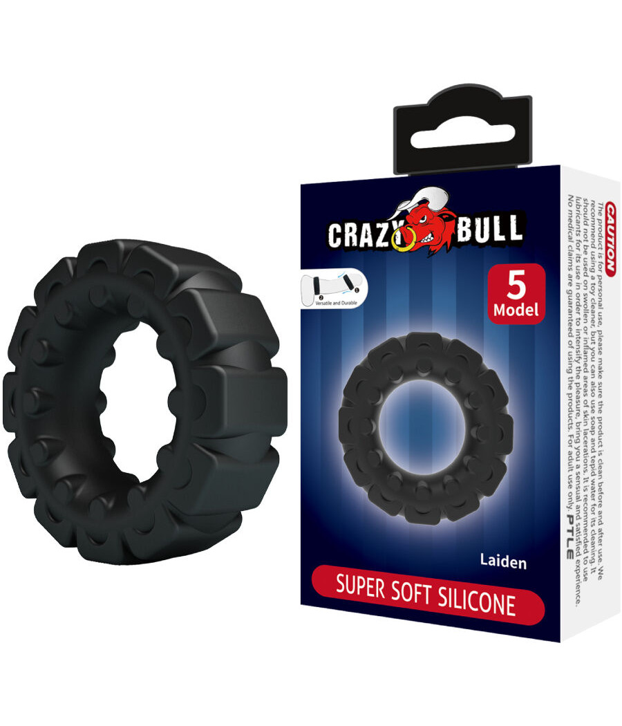 CRAZY BULL - ANEL DE SILICONE LAIDEN MODELO 5