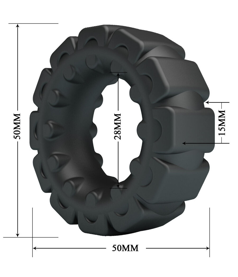 CRAZY BULL - ANELLO IN SILICONE LAIDEN MODELLO 5