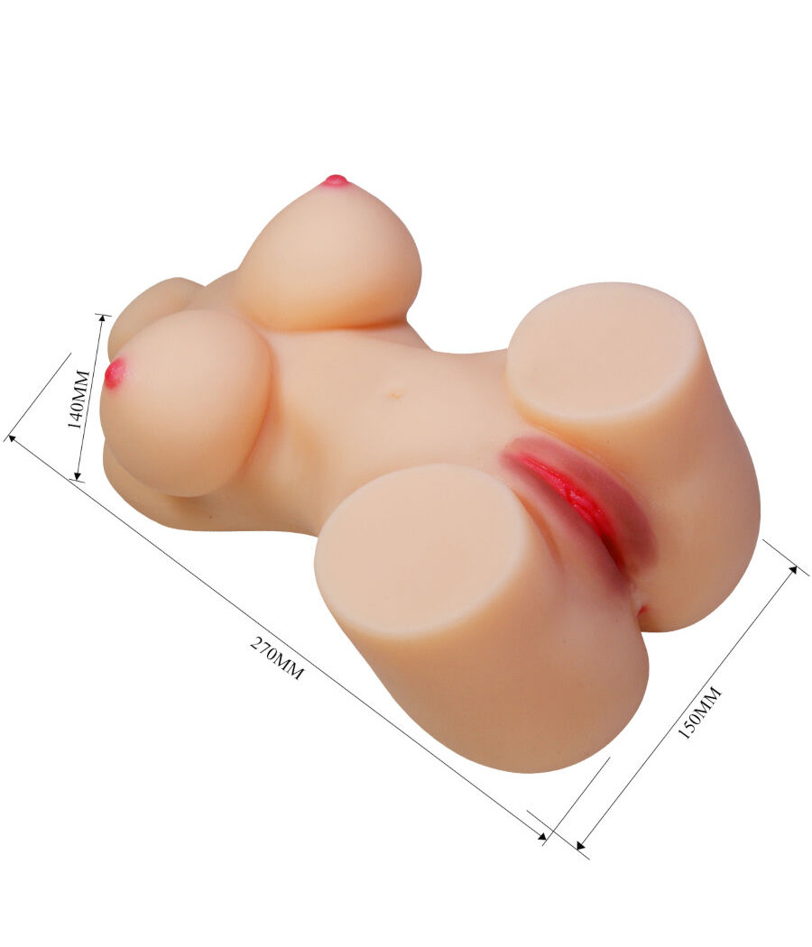 CRAZY BULL - HETTY TORSO FEMMINILE REALISTICO VAGINA E ANALE 1,9 KG