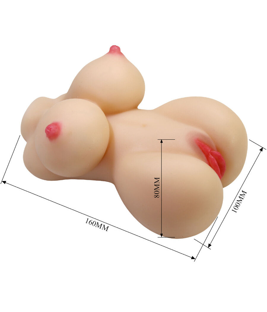 CRAZY BULL - HERTA MINI TORSO REALISTICO VAGINA FEMMINILE 497 G