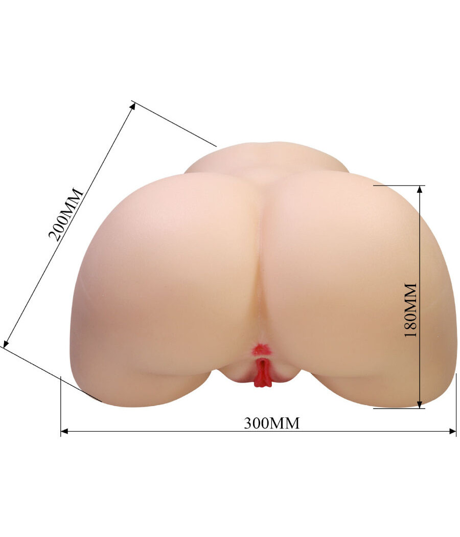 CRAZY BULL - OLIVIA REALISTICO SEDERE FEMMINILE VAGINA E ANALE 5,5 KG