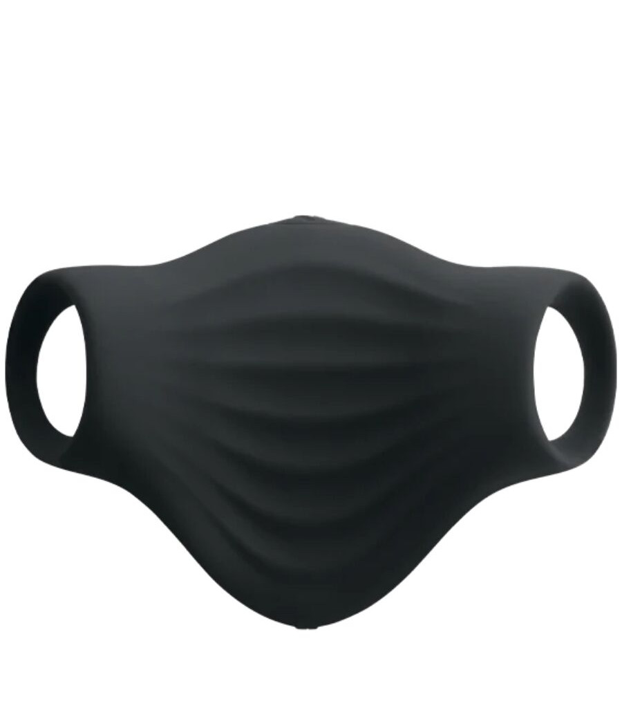 ROCKS-OFF - MASTURBADOR VIBRADOR FLEXÍVEL PALM BLACK