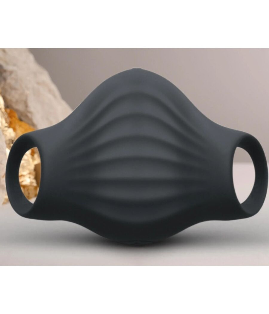 ROCKS-OFF - VIBRATORE FLESSIBILE PALM BLACK MASTURBATOR