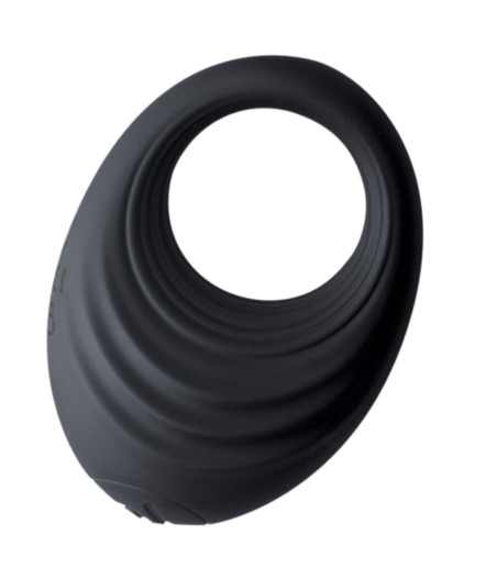 ROCKS-OFF - ANELLO VIBRANTE PER PENE SPIRE NERO