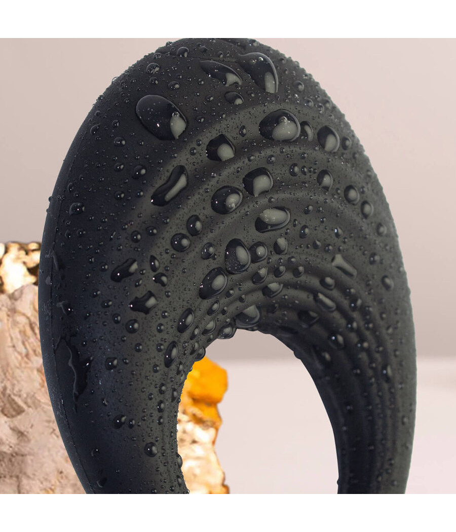 ROCKS-OFF - SPIRE BLACK VIBRATING PENIS RING